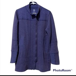 Title Nine Wool Blend Zip Up Jacket Tunic